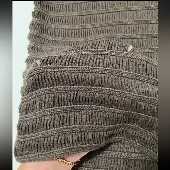 NWT Vivienne Tam Womens Petite PS S Urban Jungle Sweater Mini Skirt Earth Green - Picture 6 of 10